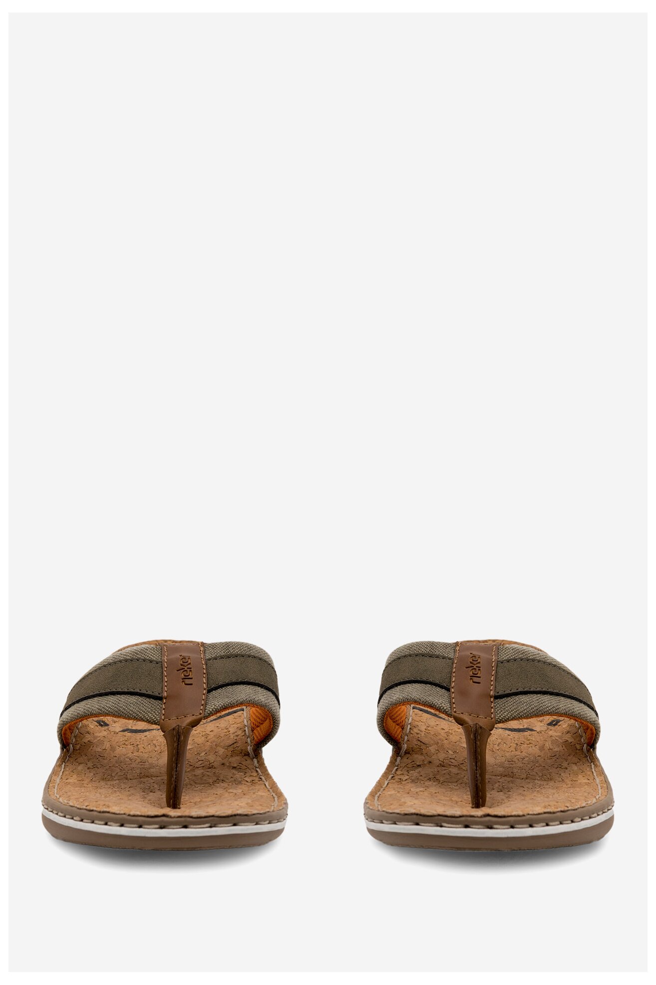 Klapki Rieker 21095-54 Zielony