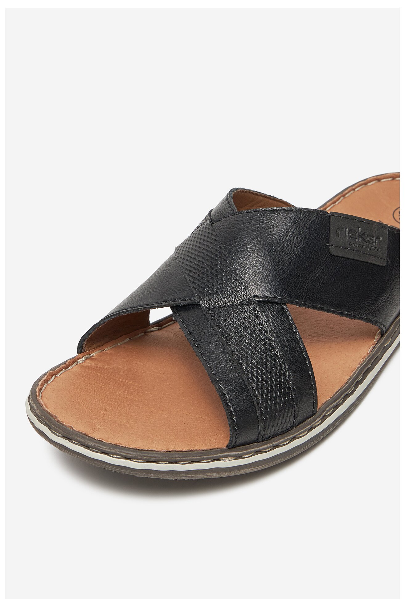 Klapki Rieker 21082-00 Czarny