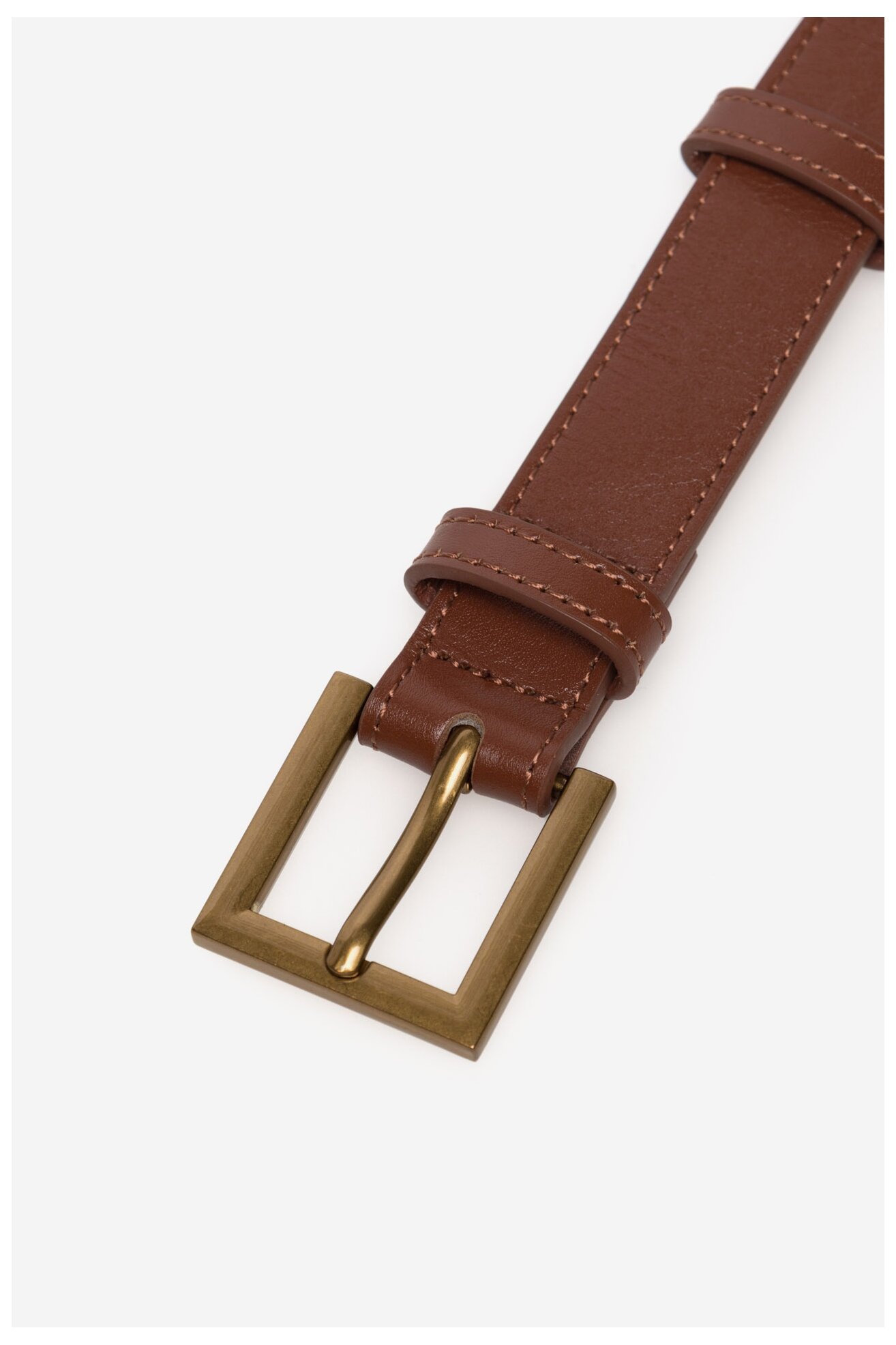 Dámský pásek Gino Rossi BLYL23002 HNĚDÁ