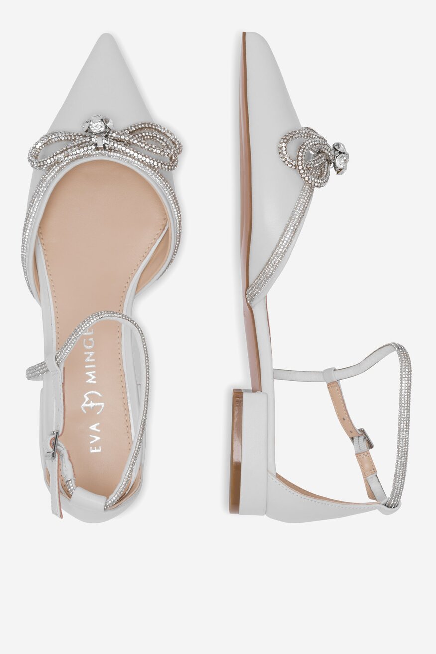 EVA MINGE - Baleriny skórzane - 5905588376033