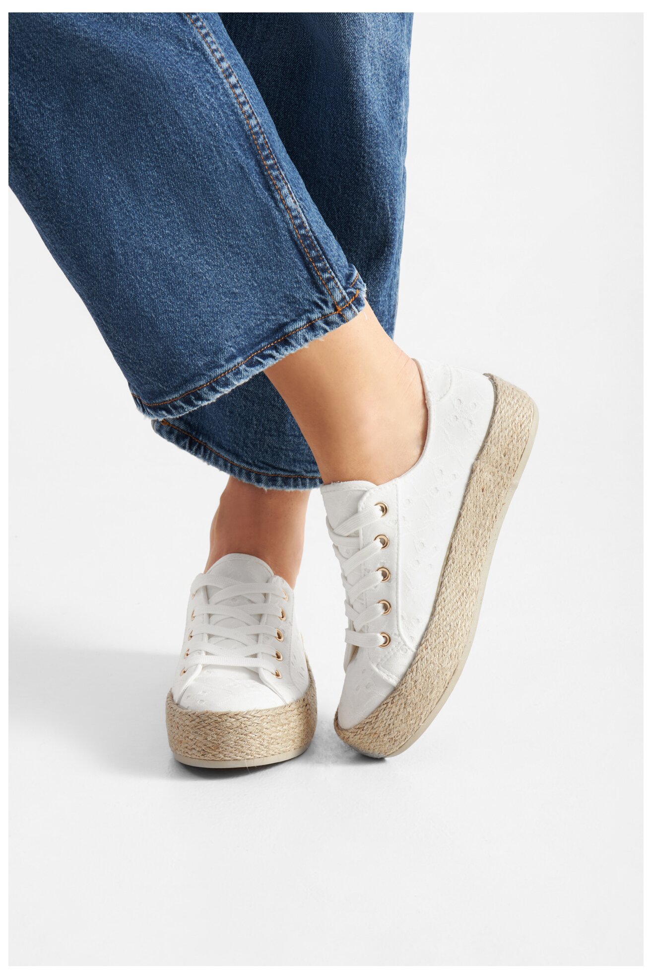 Eспадрили Jenny Fairy EMMA WSK1576-05 БЯЛ