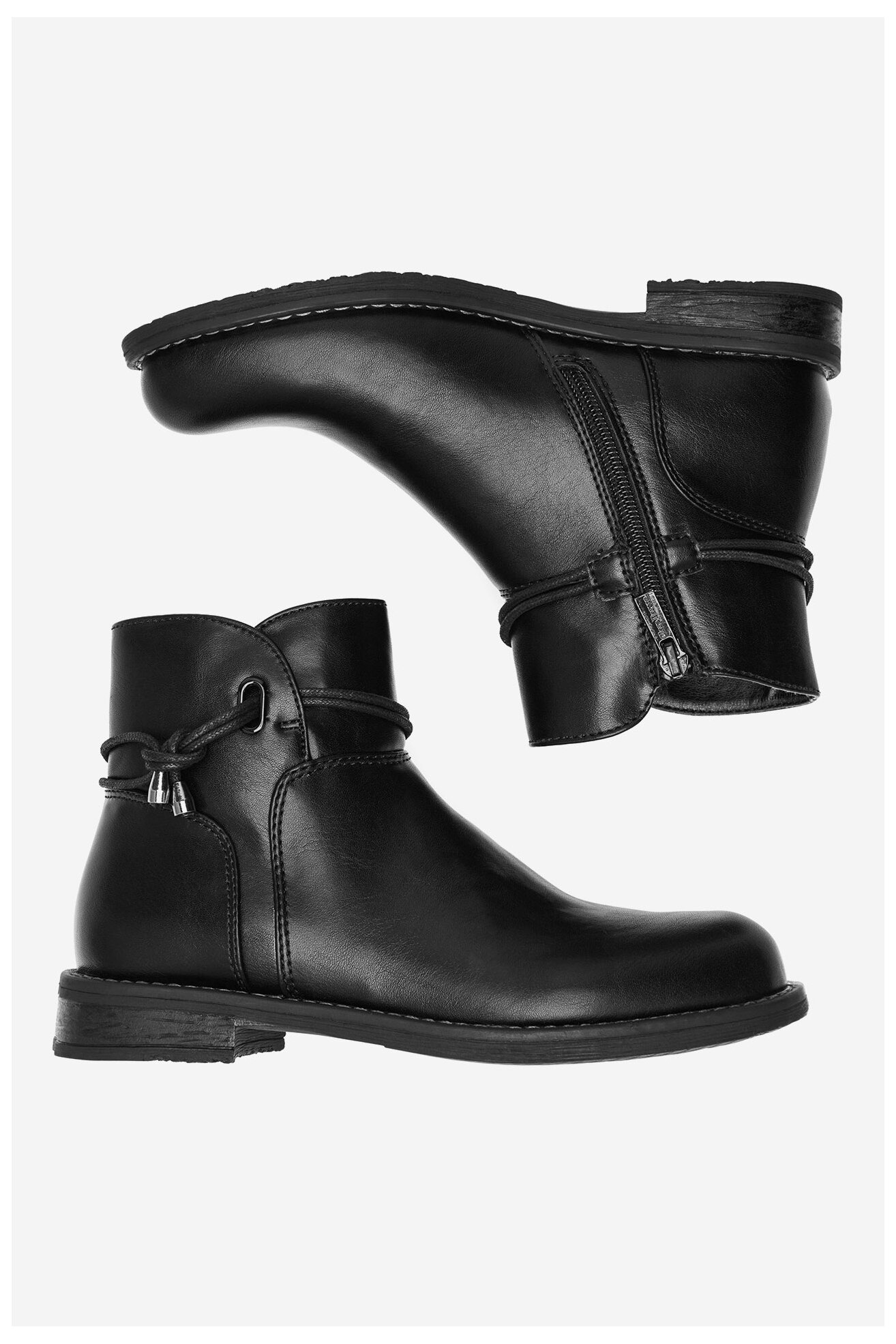 Kratke čizme Clara Barson WS1522-23 CRNA