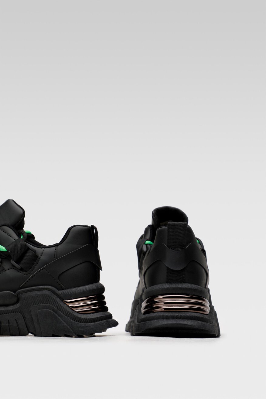 
                Nylon Red - Sneakersy na grubej podeszwie - 5904248472054