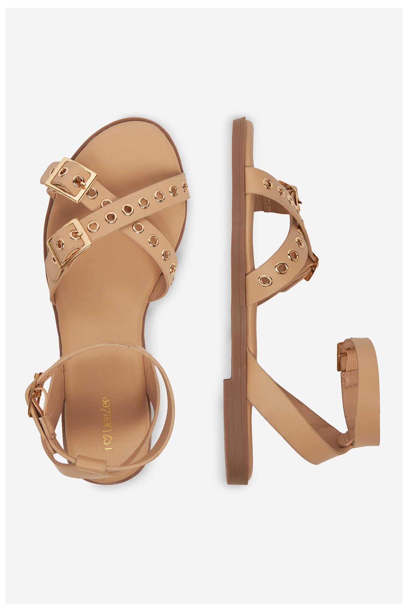 Sandały DeeZee MT3150-25S08 Beżowy