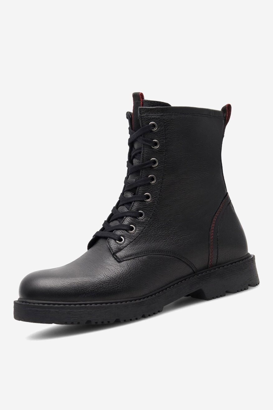 Lasocki - Trzewiki skórzane ocieplane - 5904862996363