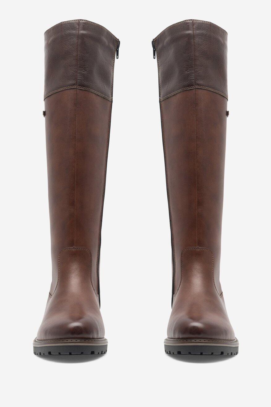 Remonte - Kozaki skórzane ocieplane - 2230062976632