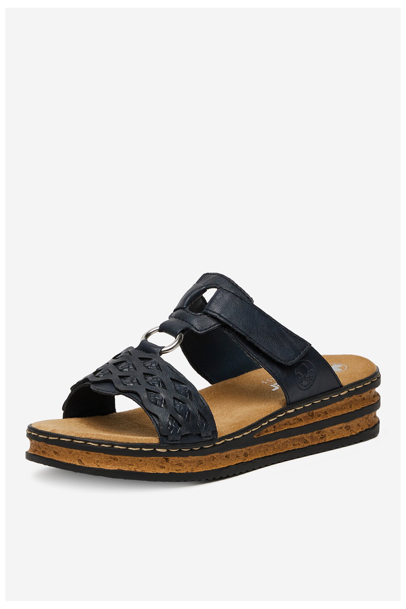 Klapki Rieker CEO-629K9-14 Granatowy