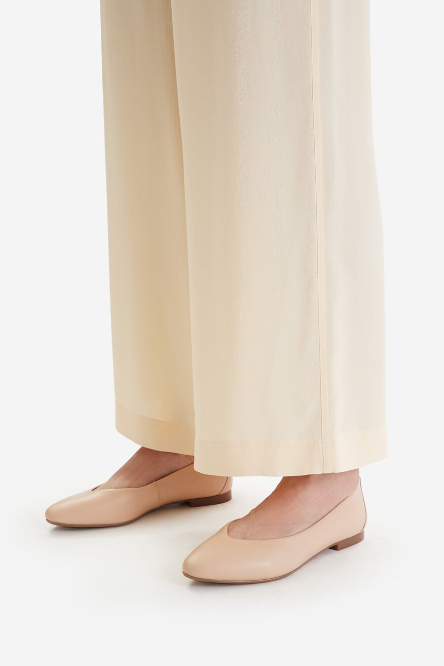 
                Lasocki - Baleriny skórzane - 5906751638316