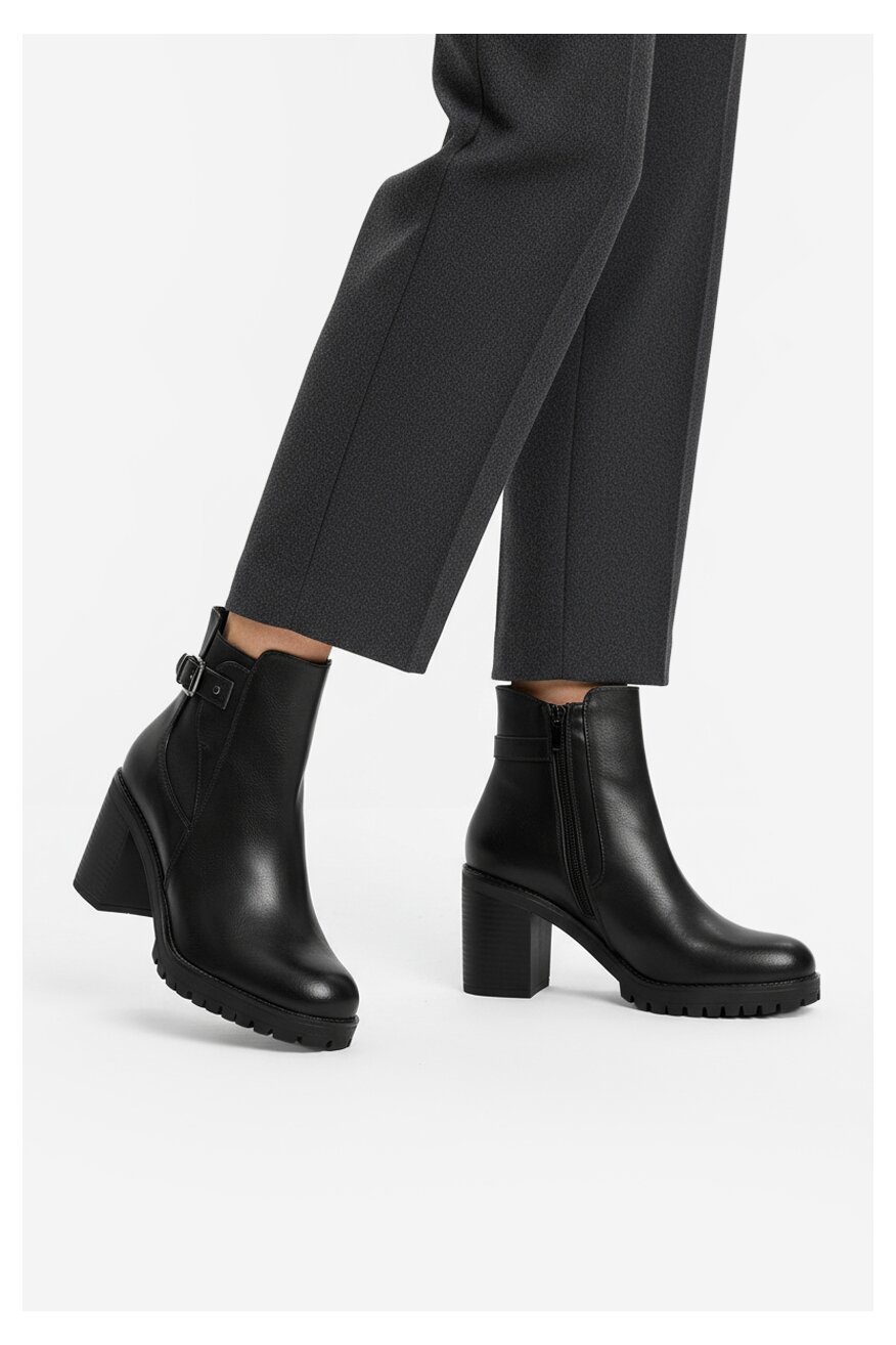 Botki Clara Barson CEO-MAGNA HL221125 Czarny - 5906751345054
