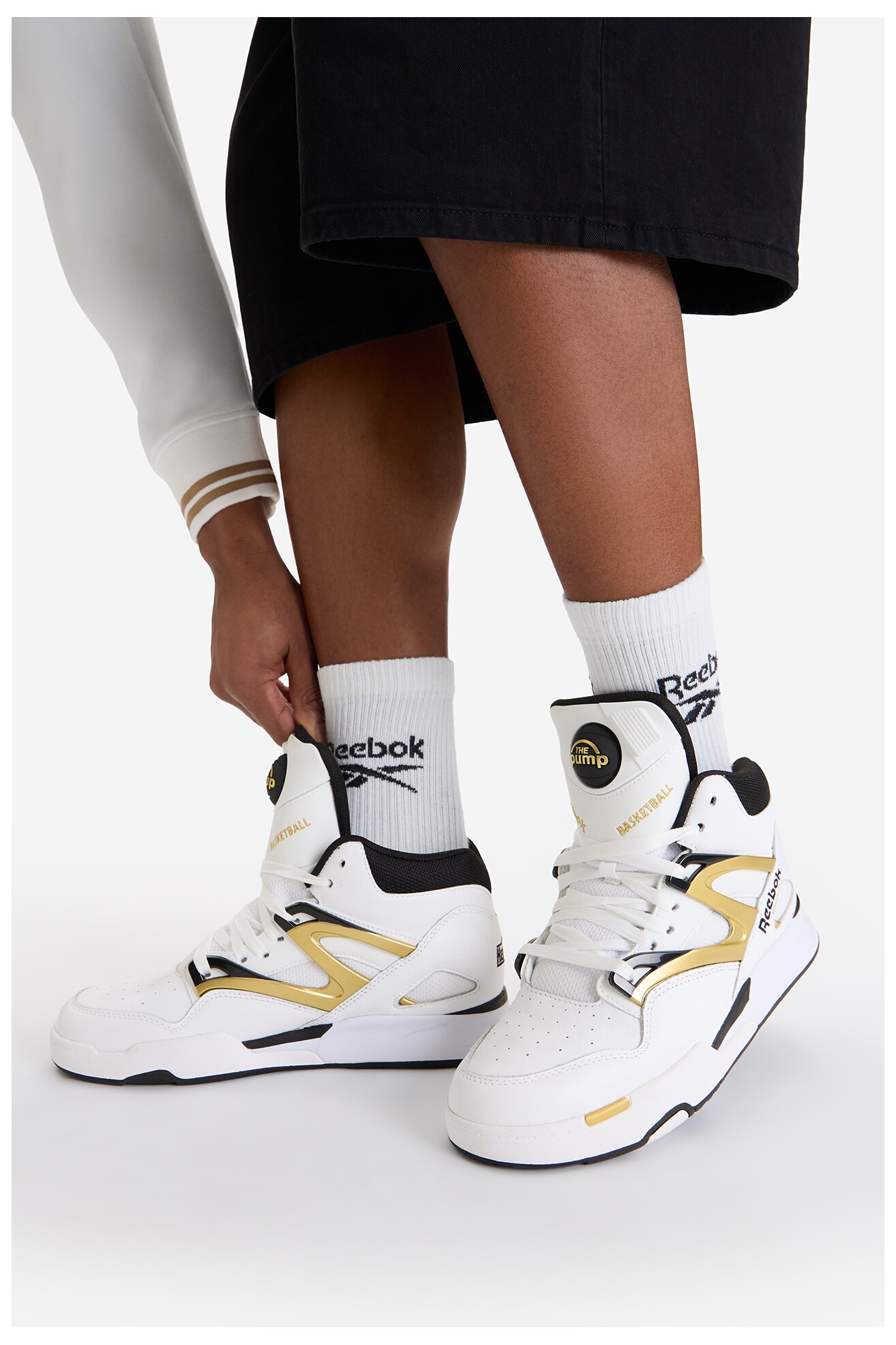 Спортни обувки Reebok EO-PUMP OMNI ZONE II 100255529 БЯЛ