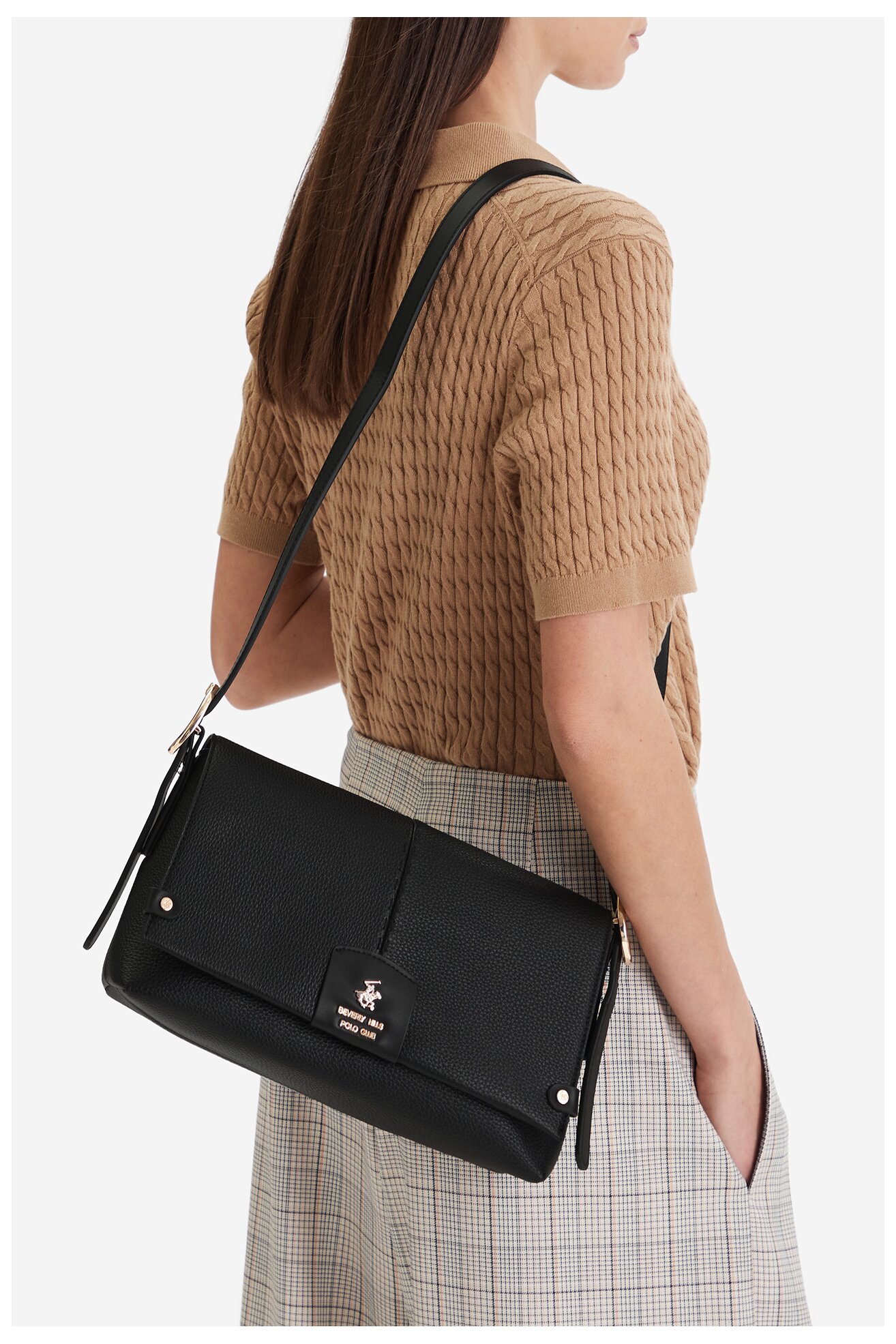 Torebka Beverly Hills Polo Club CEO-BHPC-C-019-09 Czarny