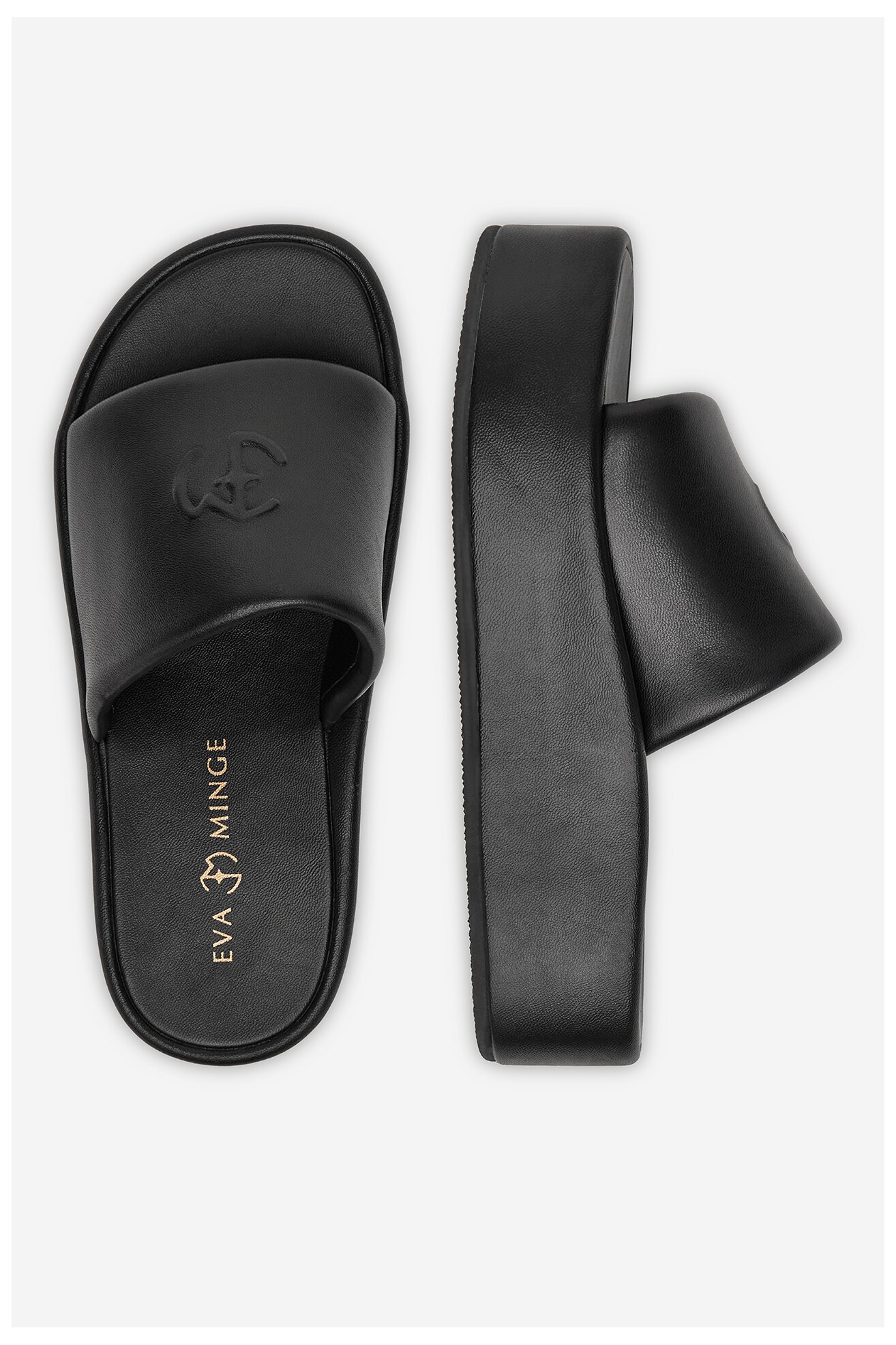 Шльопанець EVA MINGE CROCUS-V1925-08 ЧОРНИЙ