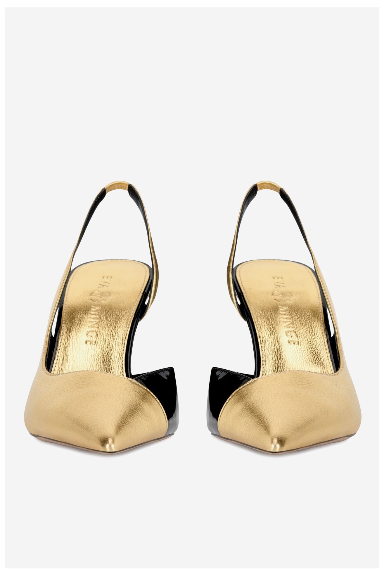 Елегантни обувки EVA MINGE ANGELICA-V1299-303-1 ЗЛАТИСТ