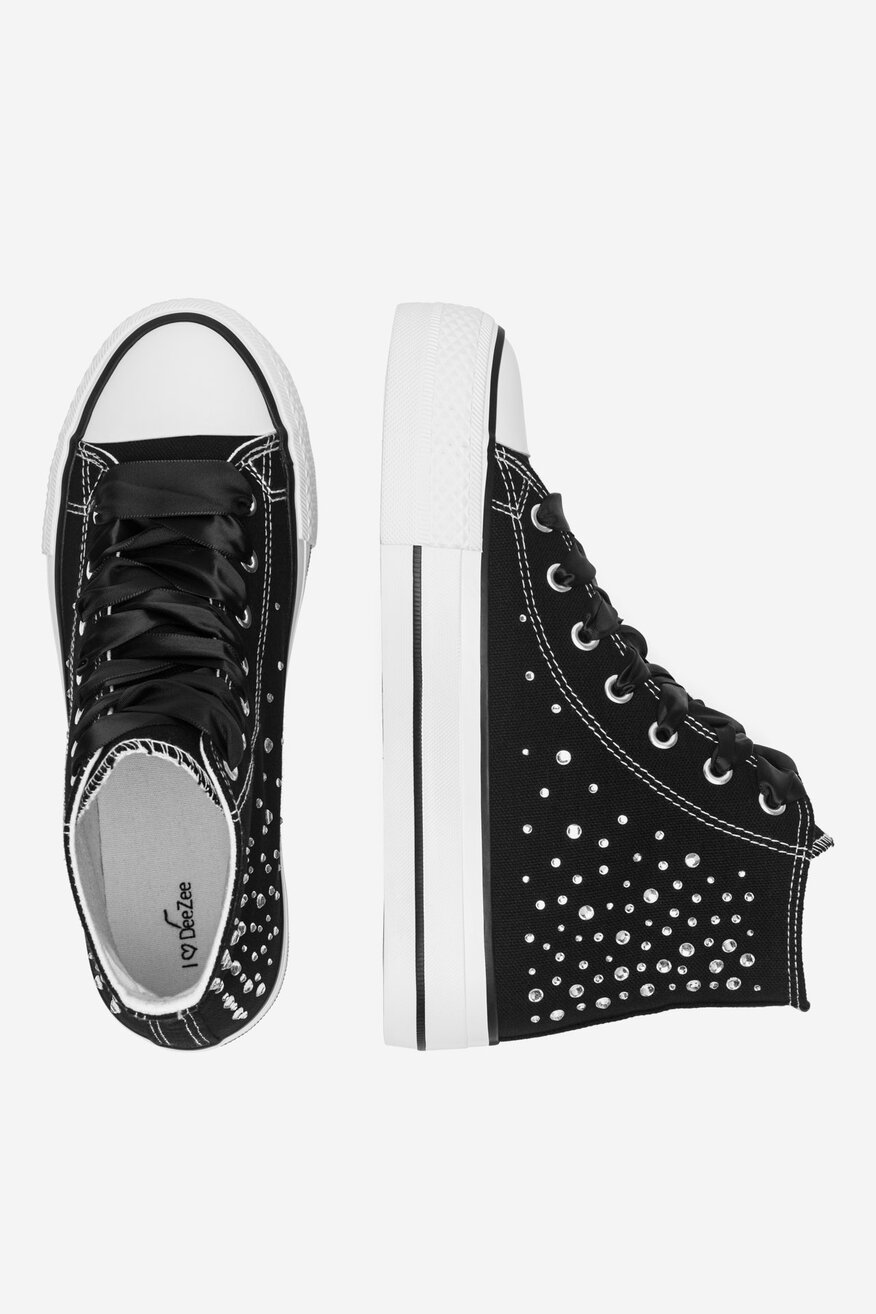 
                DeeZee - Trampki wysokie na platformie - 5905588826323