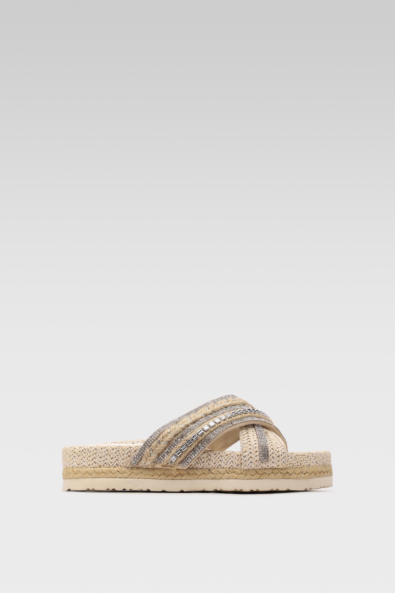 Klapki DeeZee WS210432-01 Beżowy