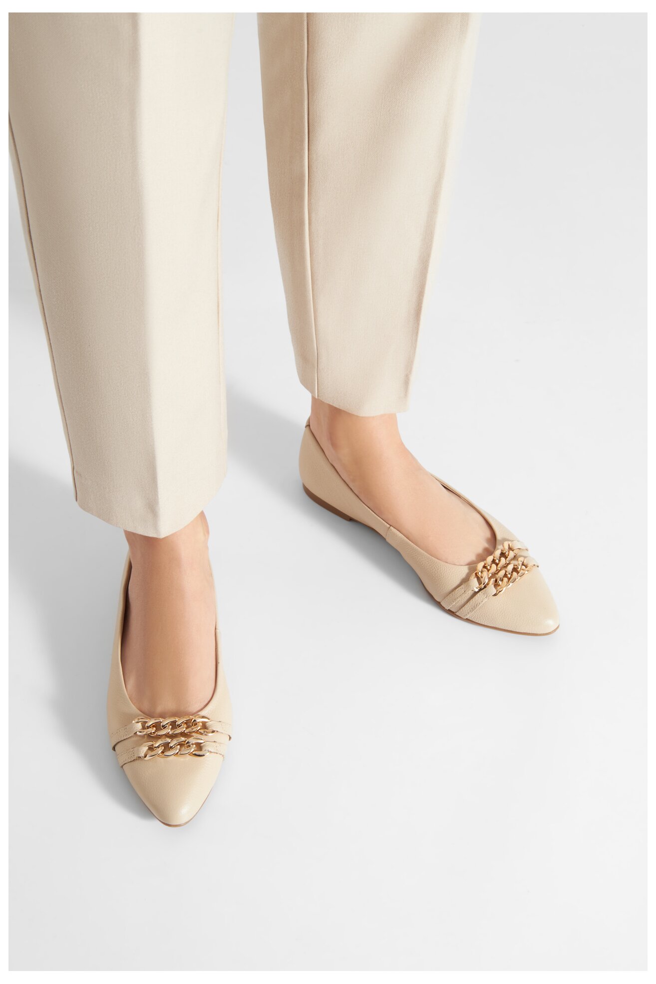 Baleriny Lasocki NOEL RST-NOEL-31 Beżowy