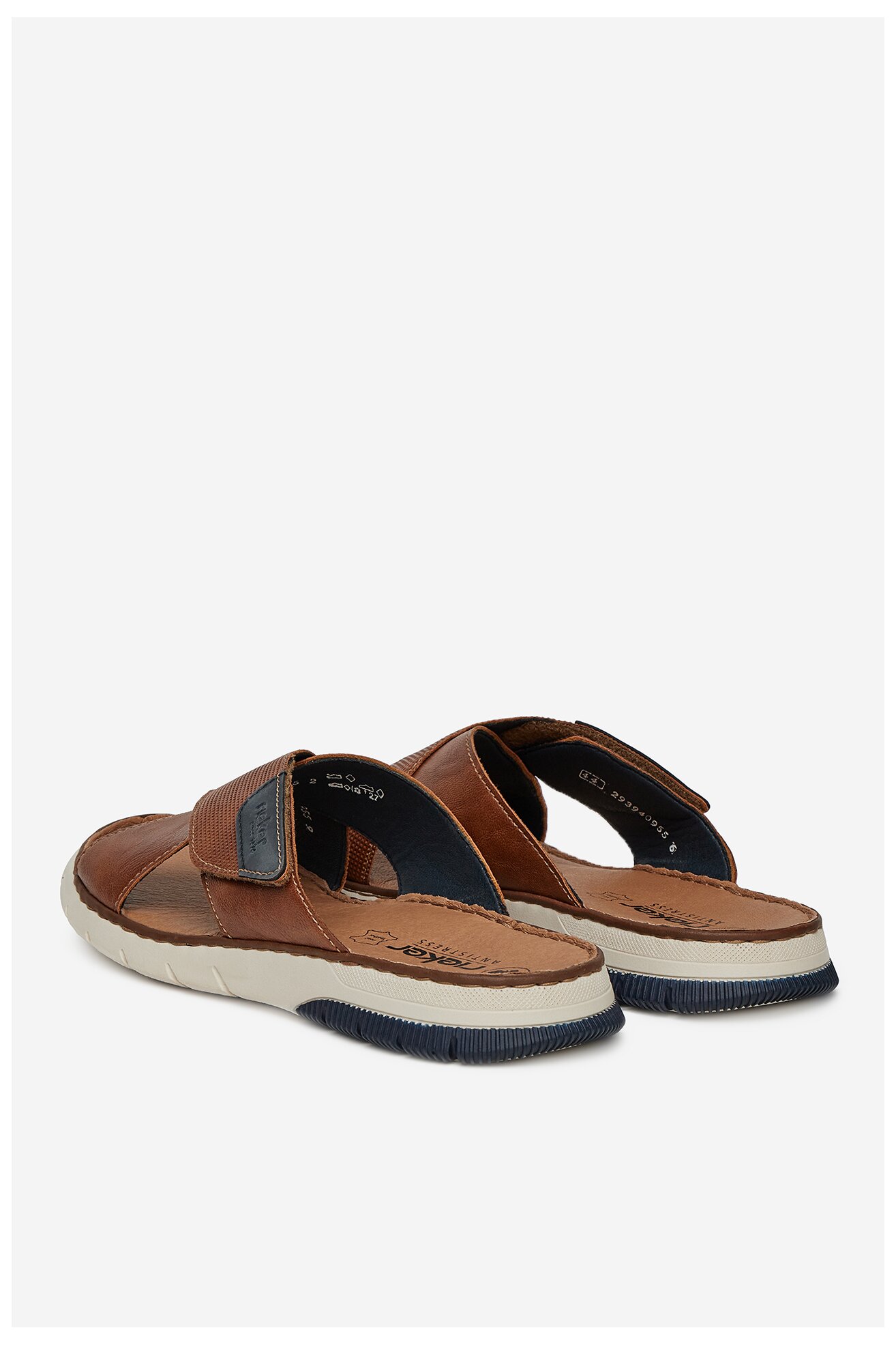 Klapki Rieker 25283-22 Brązowy