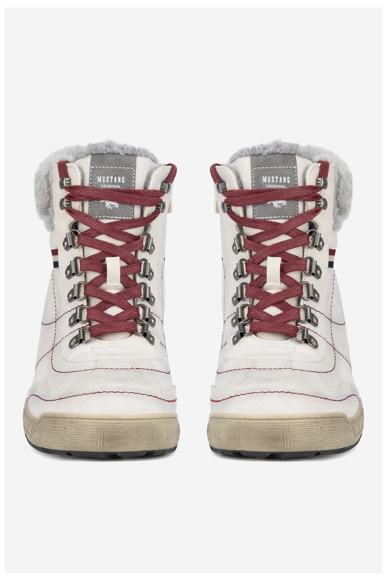 Боти Mustang 1290-607 БЯЛ