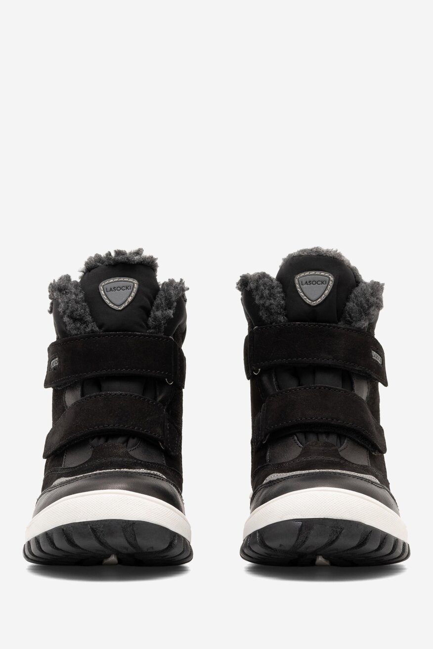Šněrovací vyšší obuv Lasocki Young ČERNÁ - 5905588023524