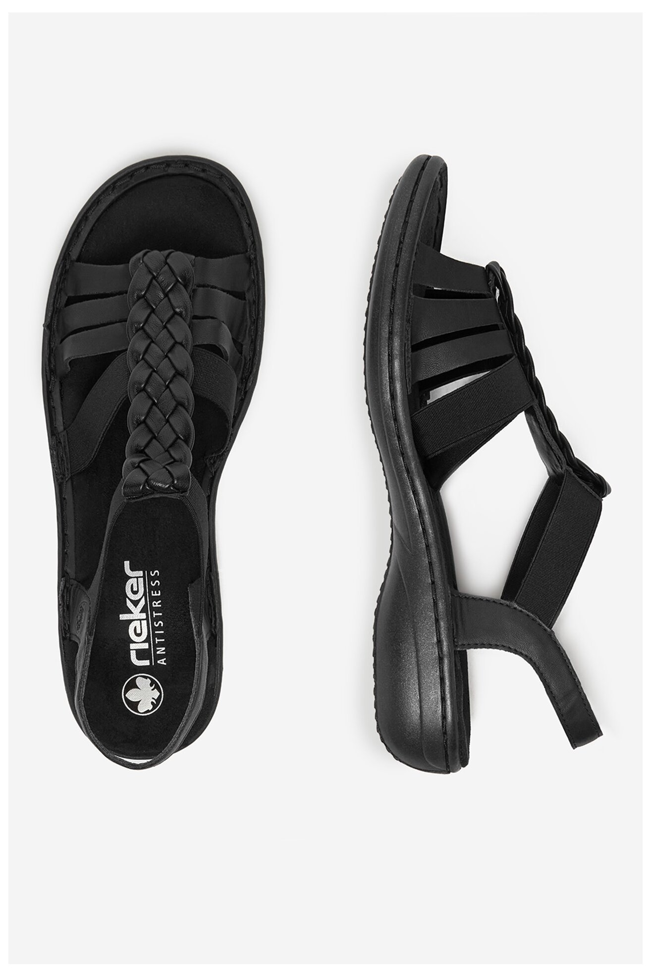 Sandale Rieker 60809-00 NEGRU