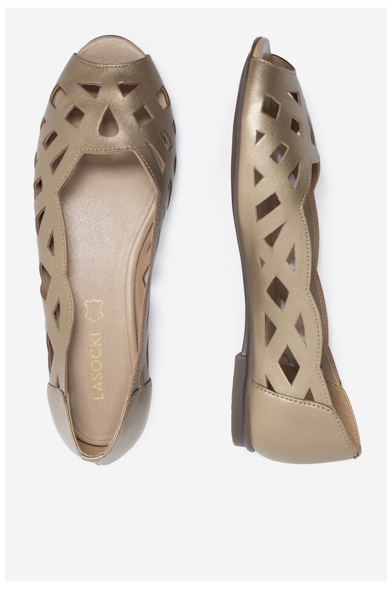 Baleríny Lasocki WI23-SORANO-13 ZLATÁ