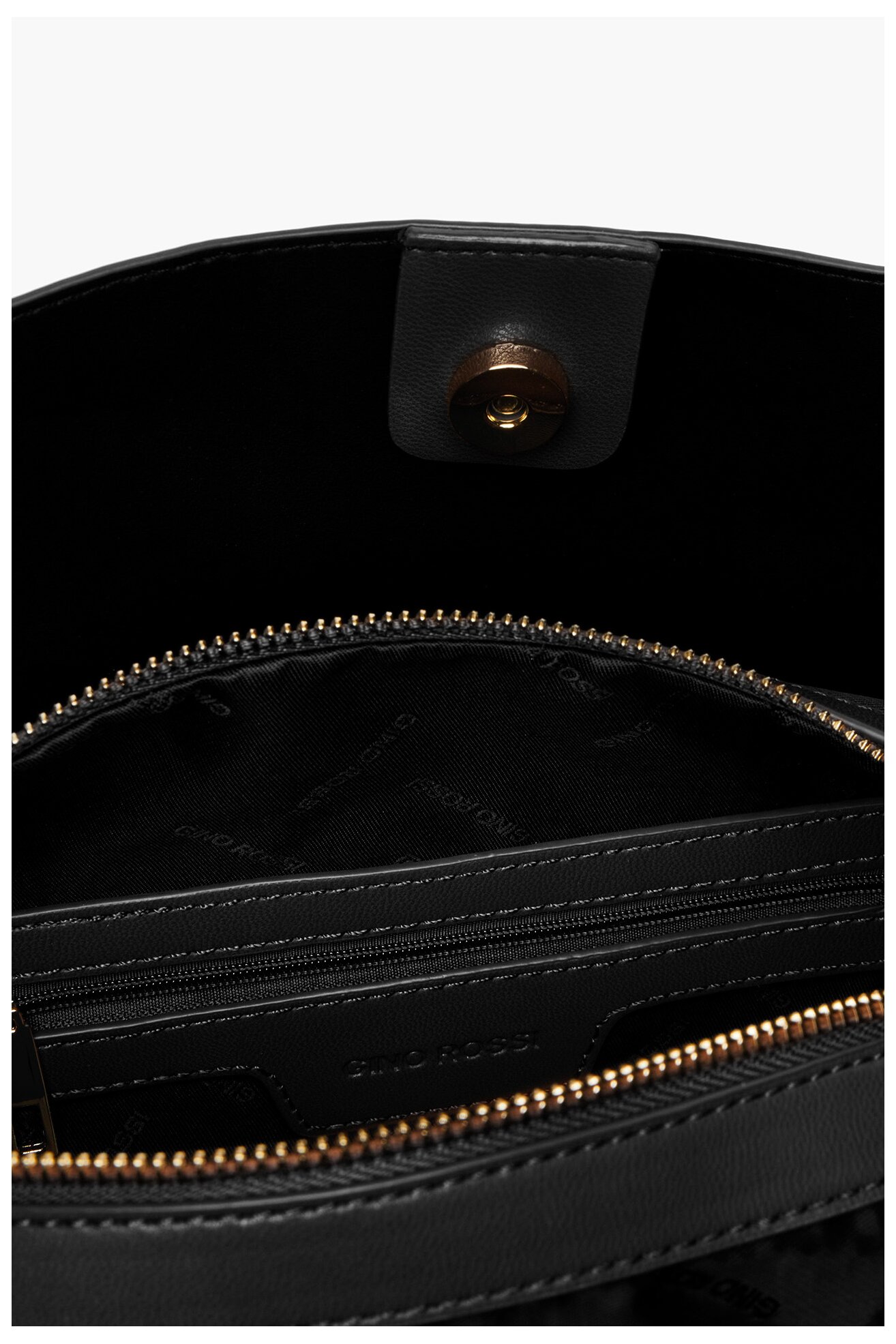 Geantă de mână Gino Rossi C-ANA-RX8786 NEGRU