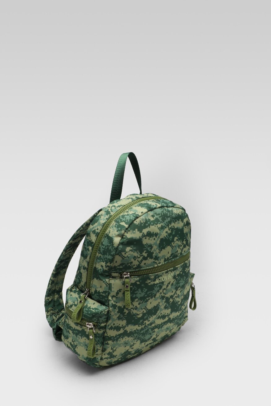 
                Action Boy - Plecak z printem zielony - 5903698668871