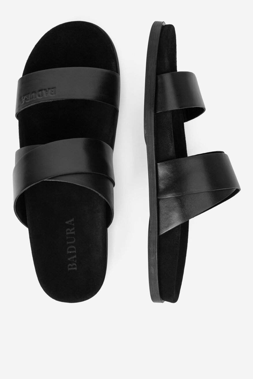 
                Badura - Klapki skórzane - 5905588585466