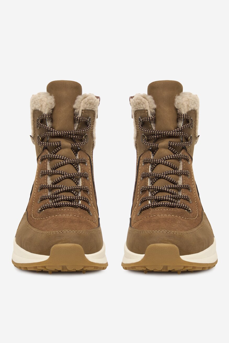 
                Rieker - Trzewiki zamszowe ocieplane - 2230085548410