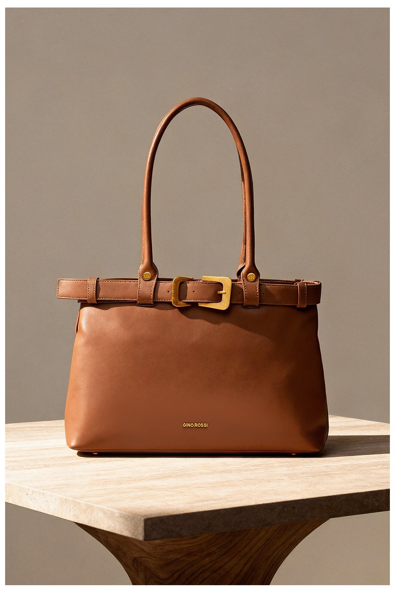 Kabelka Gino Rossi CEO-ZINNA CAMEL