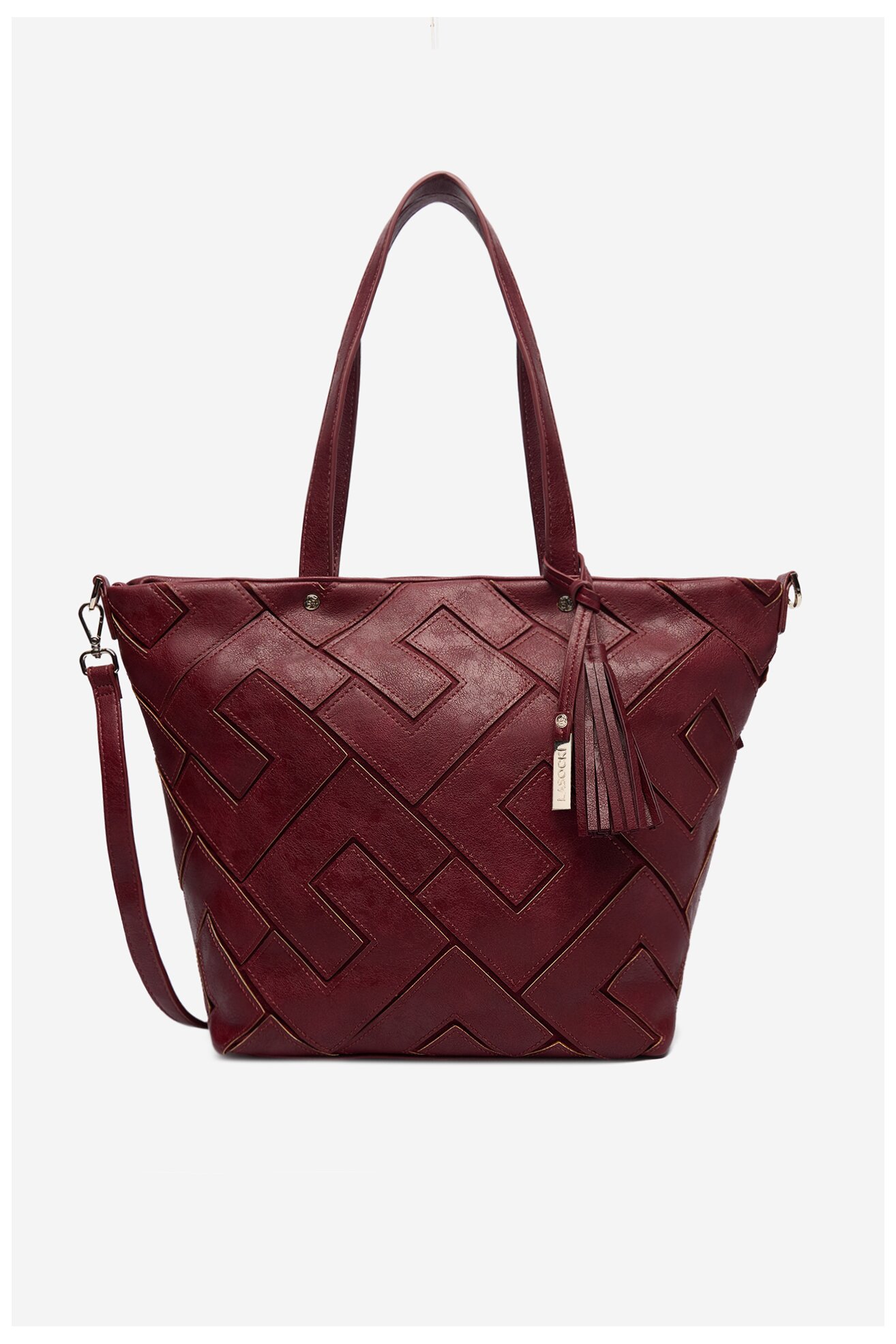 Kézitáska Lasocki C-MLP-E-025-05 BORDÓ