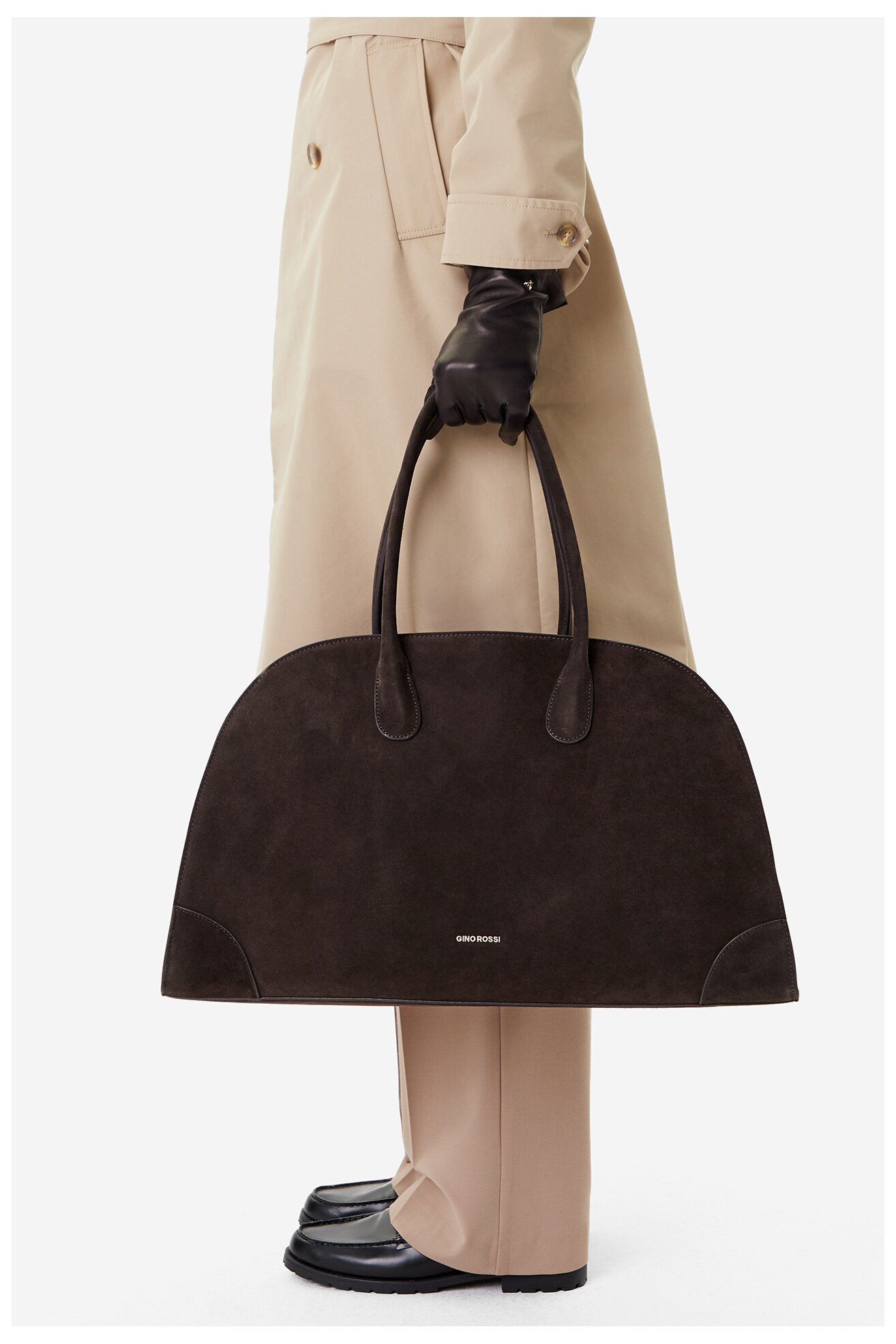 Сумка З Ремінцем Gino Rossi EO-LAURA-LA224-19139 ТЕМНО-КОРИЧНЕВИЙ