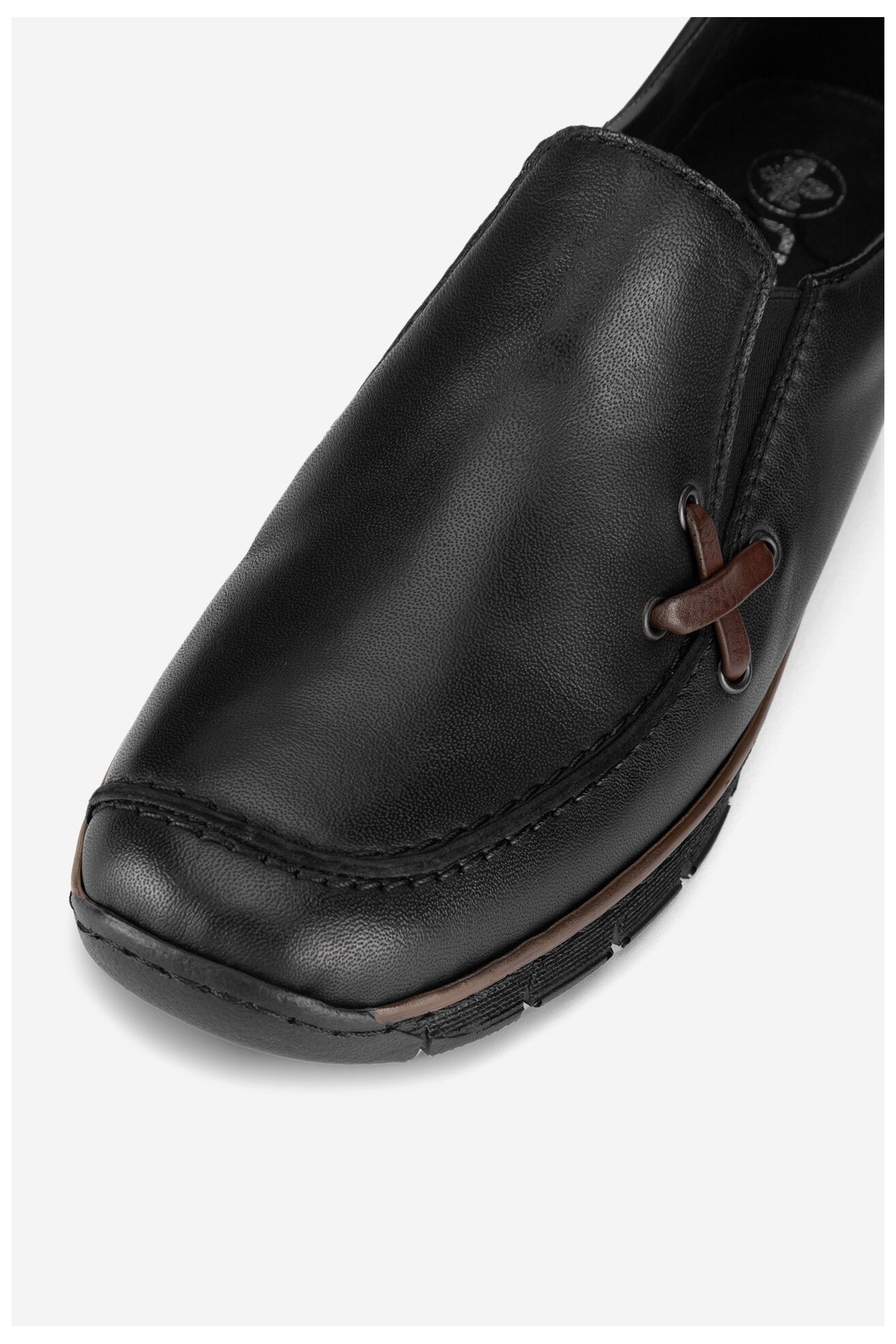 Félcipő Rieker 53783-00 FEKETE