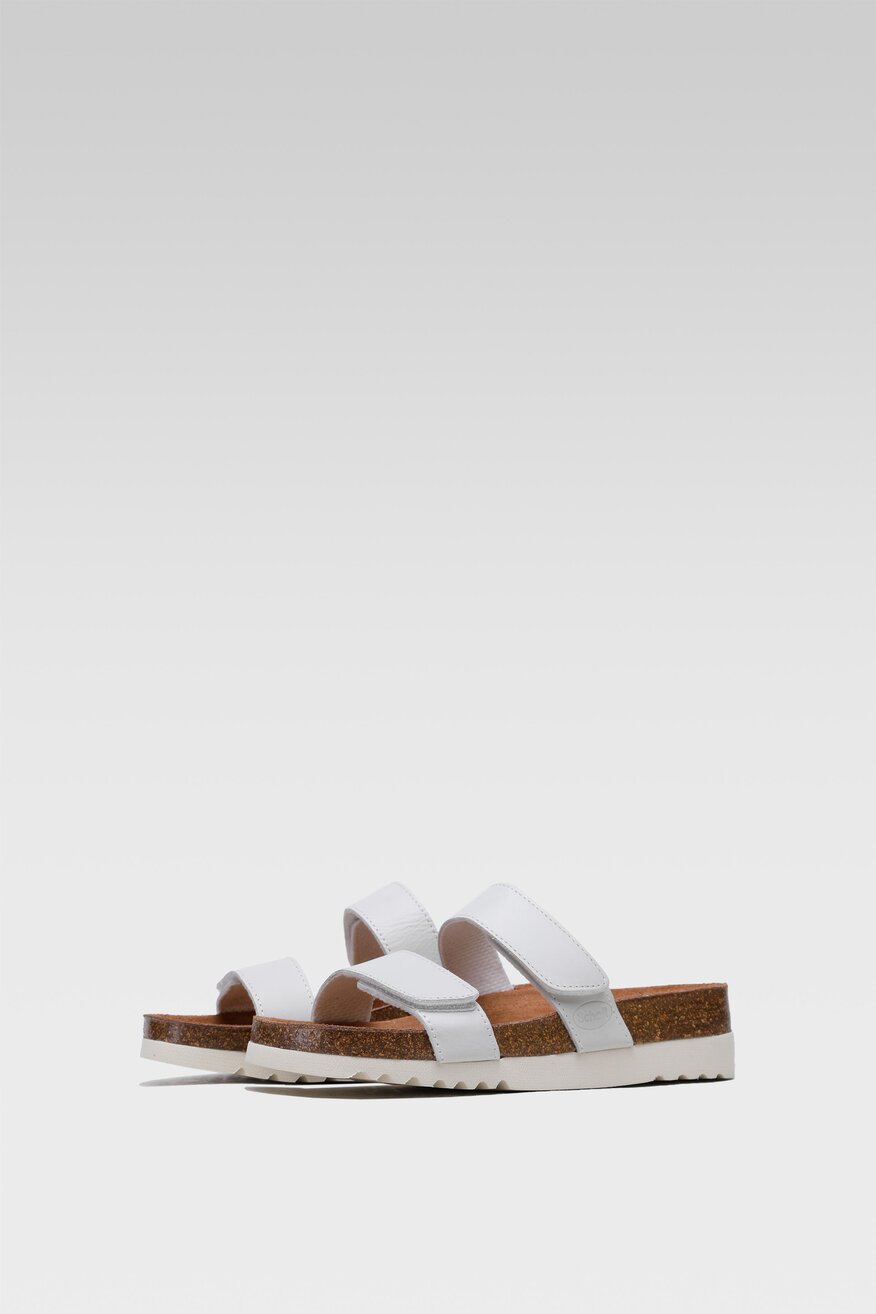 
                Scholl - Klapki skórzane - 5904248349172