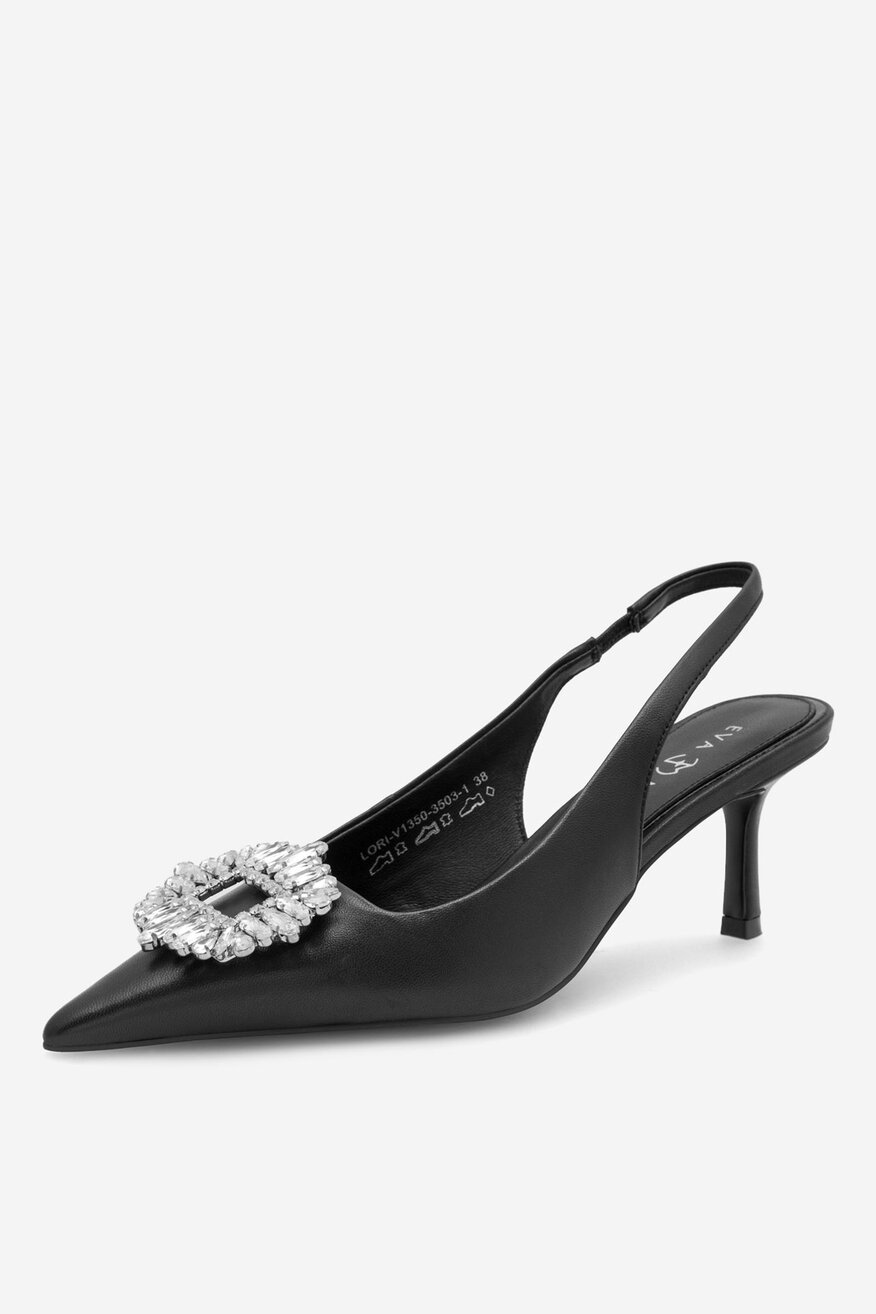 
                EVA MINGE - Szpilki skórzane - 5905588360384