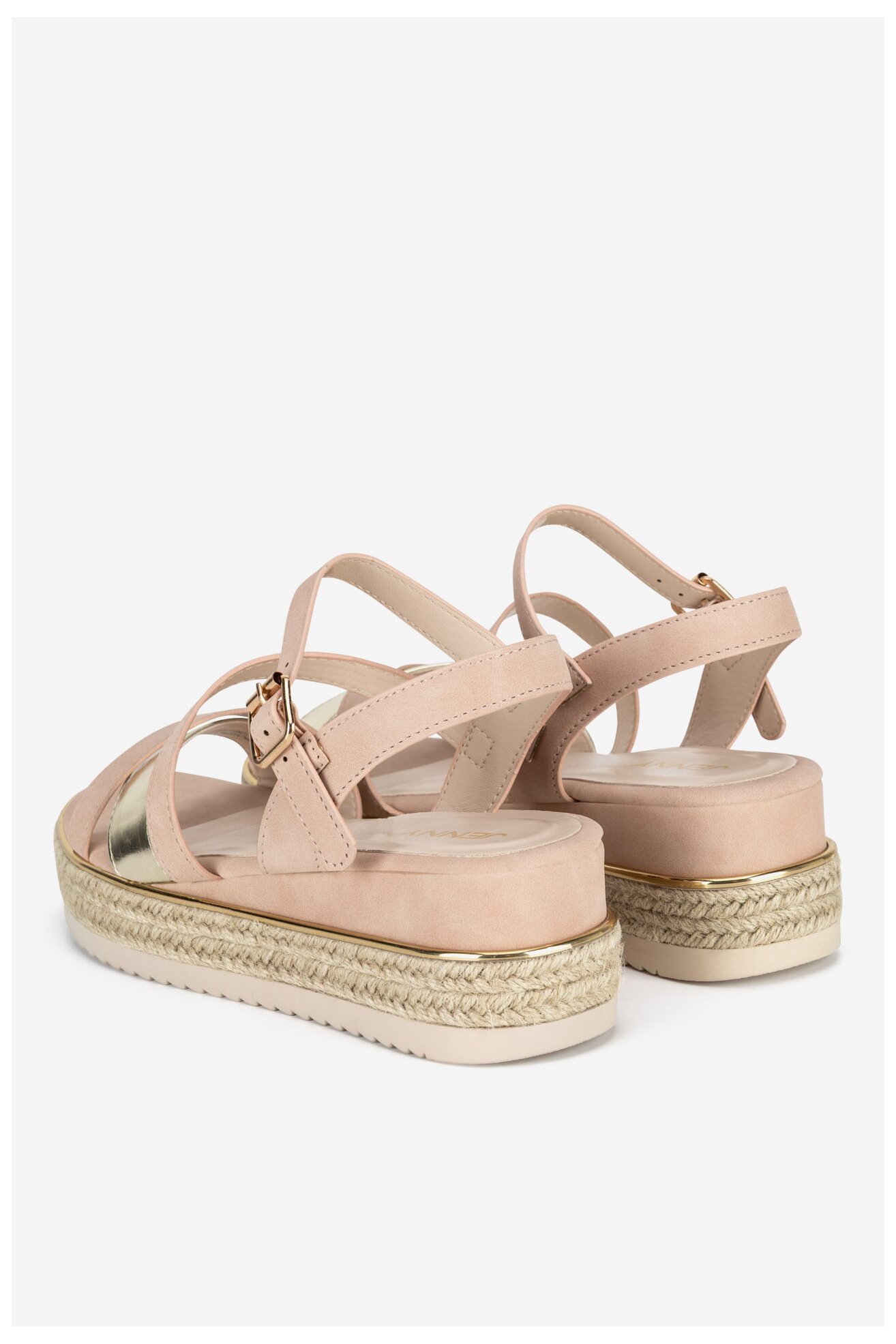 Espadrile Jenny LB-P1092-YLD ROZ DESCHIS