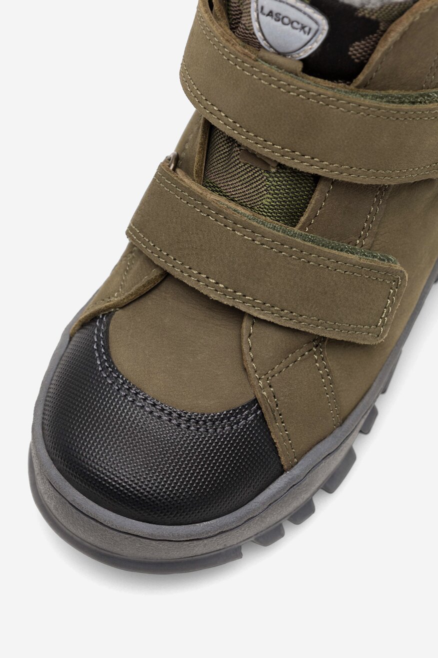 Lasocki Kids - Trzewiki skórzane ocieplane - 5904862933177