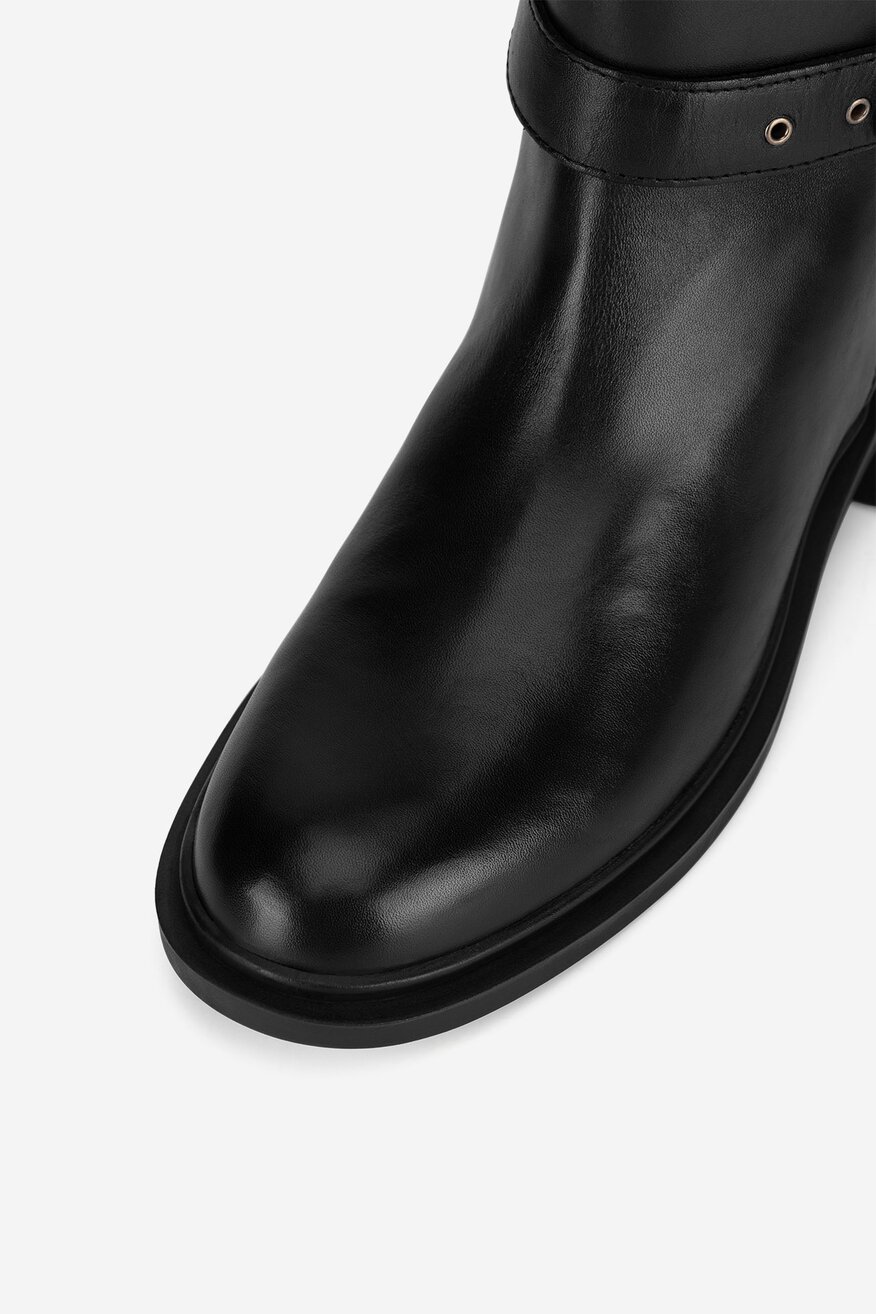 Mexx - Botki skórzane - 5905588995326