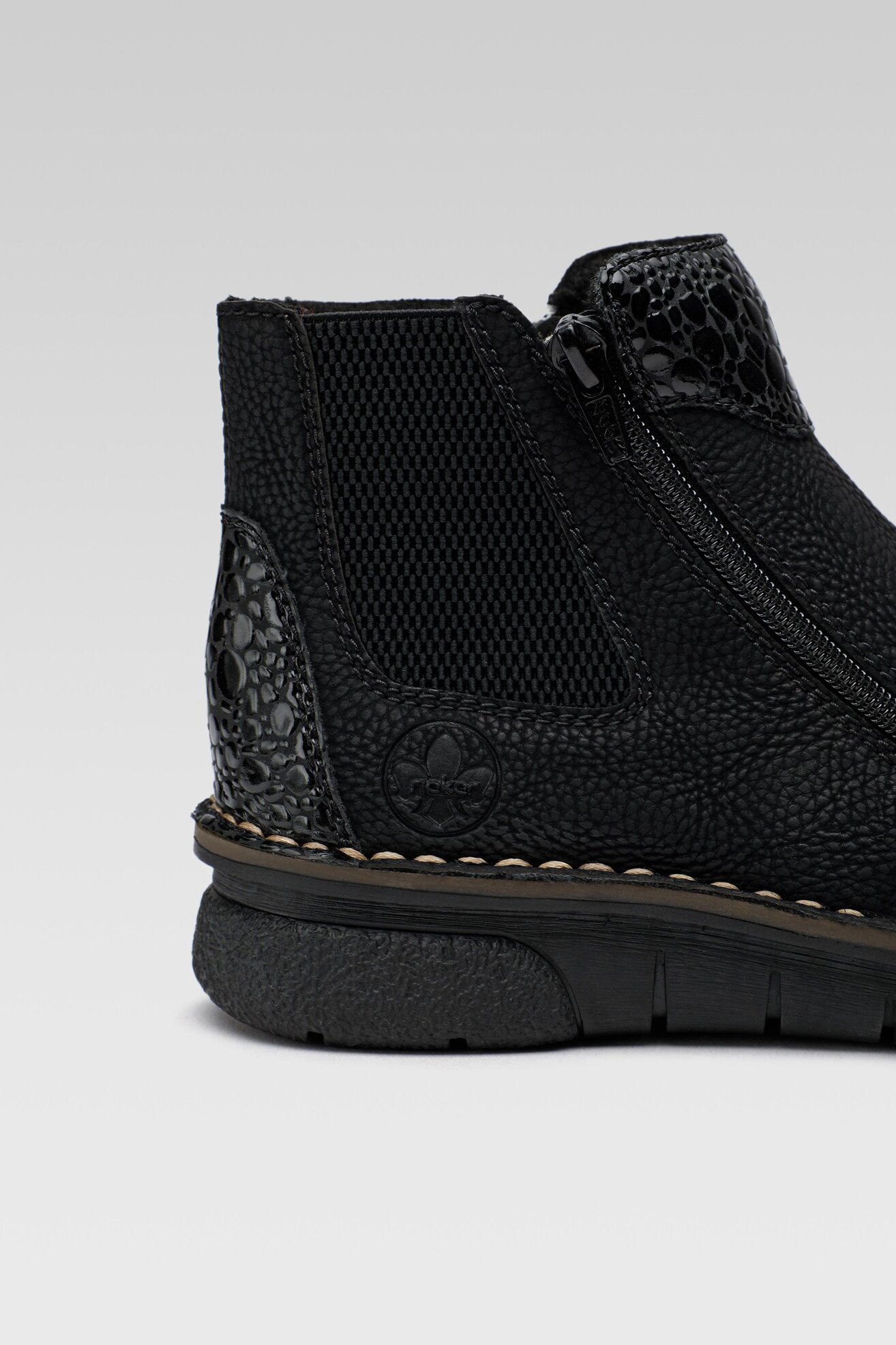 Botki Rieker 73355-00 Czarny