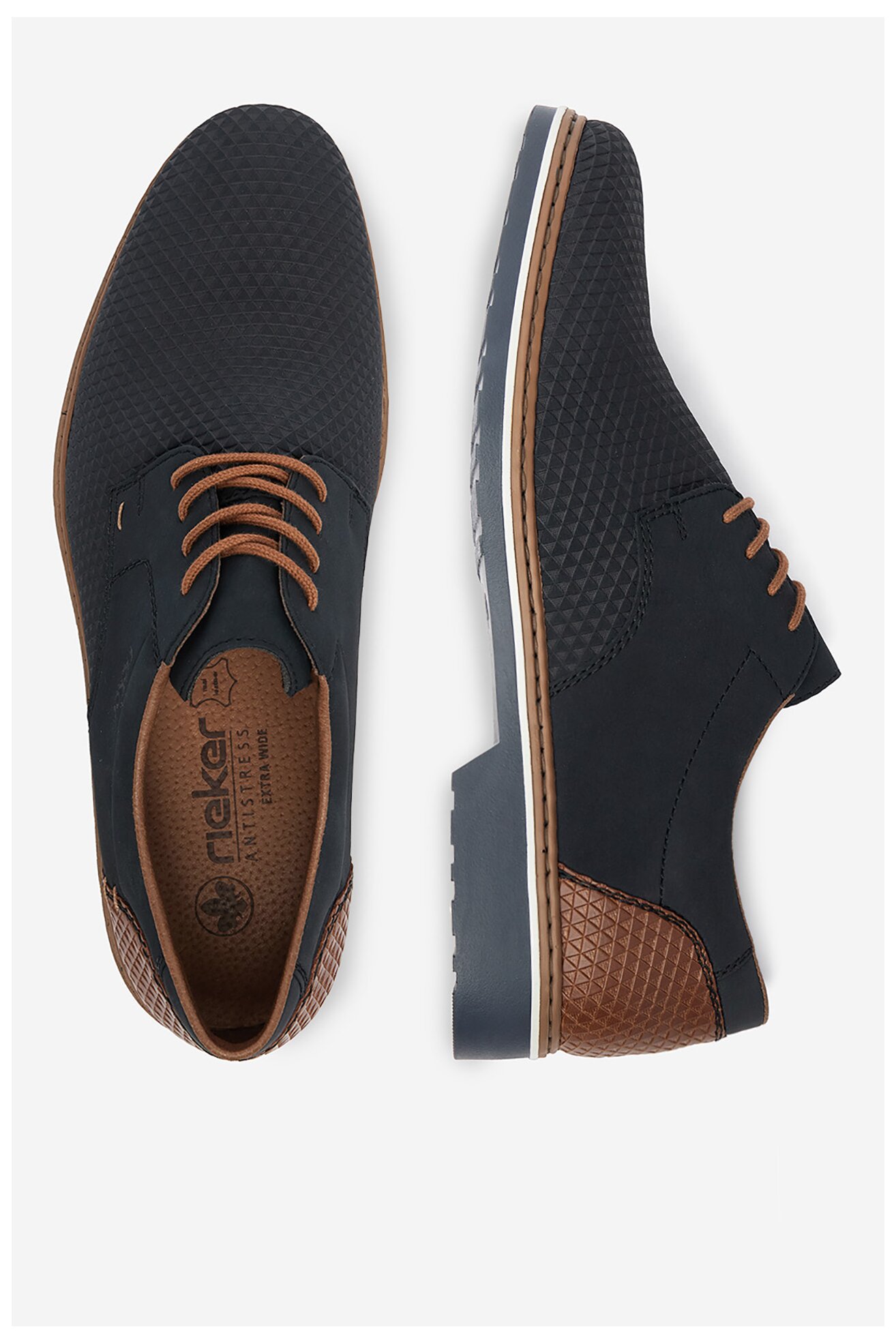 Półbuty Rieker CEO-16504-16 Granatowy