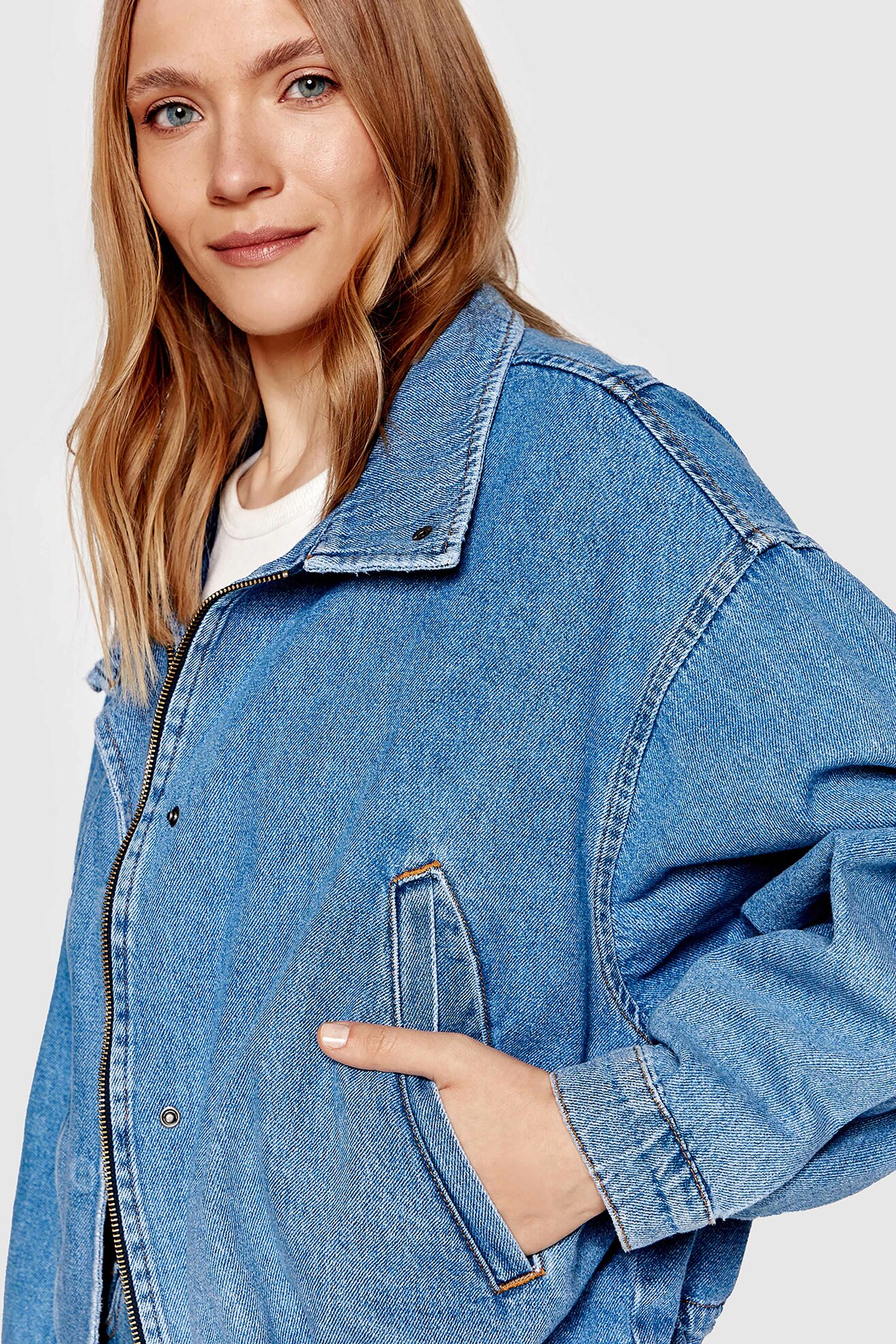 Kurtka Americanos AM22KUD001 Niebieski