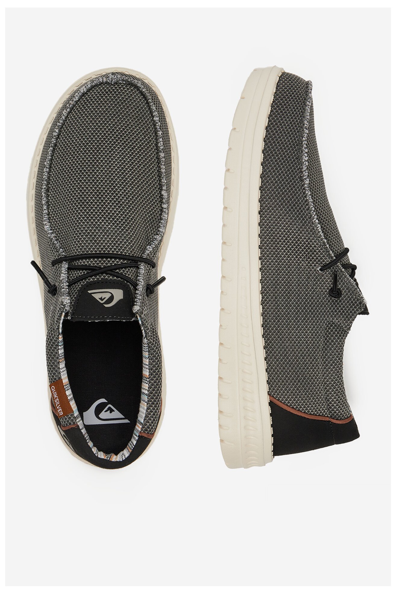 Półbuty QUIKSILVER WADE-01 Szary ciemny