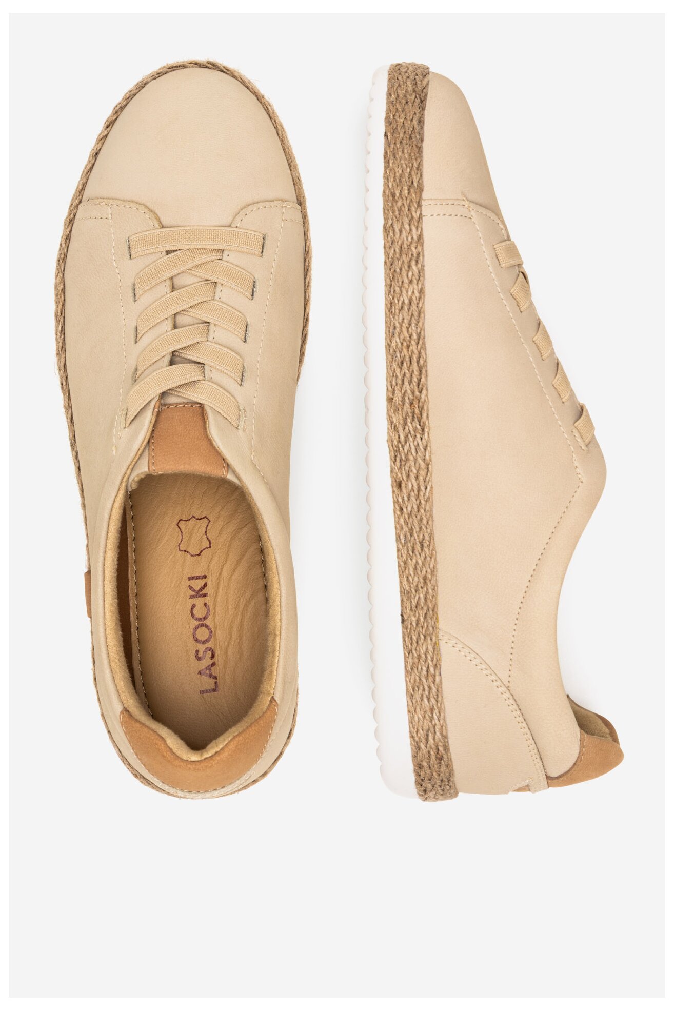 Espadryle Lasocki WI16-BENTA-04 Beżowy