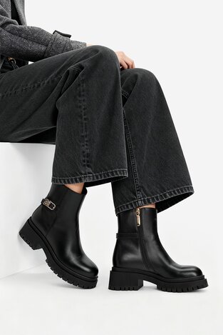 Kratke čizme NINE WEST CEO-LAYLA-01 CRNA