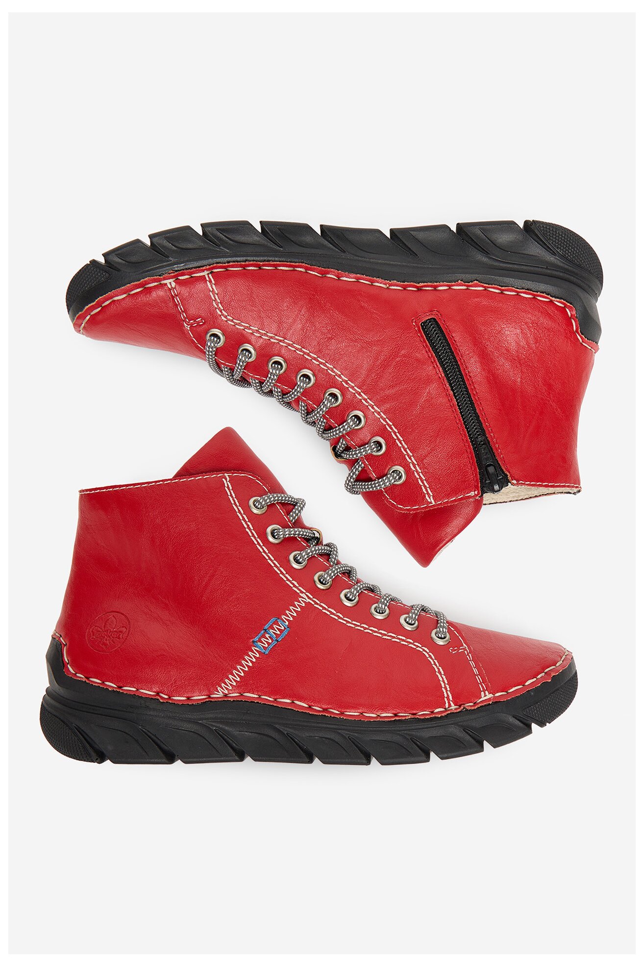 Bocanci Rieker 55020-33 ROŞU