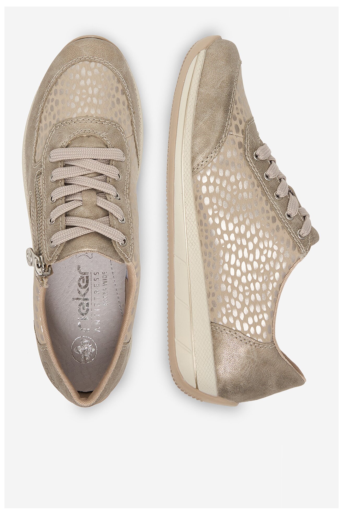 Sneakers Rieker CEO-N1112-60 Beżowy