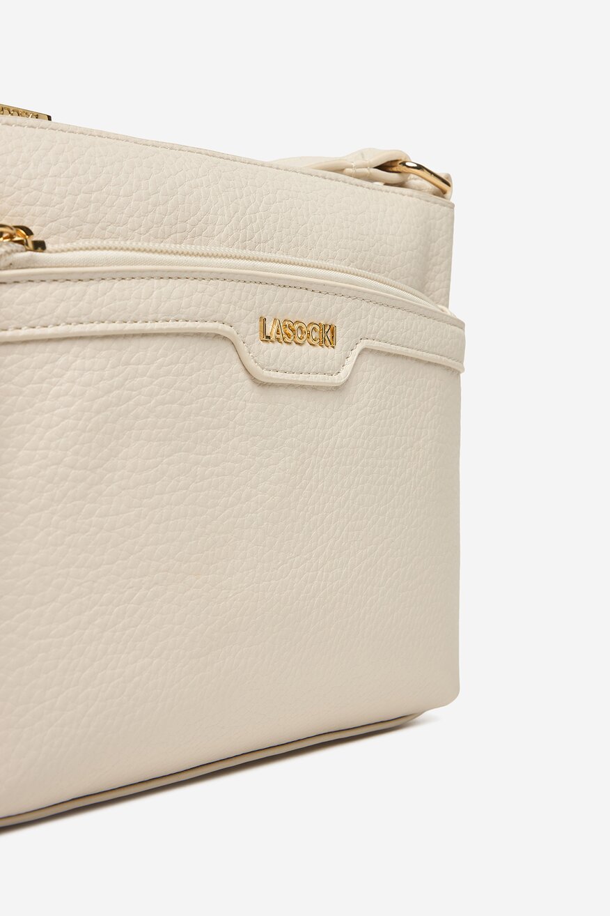 
                        Дамска чанта Lasocki CEO-LSK-M-004-07 СЛОНОВА КОСТ - 5906751553534