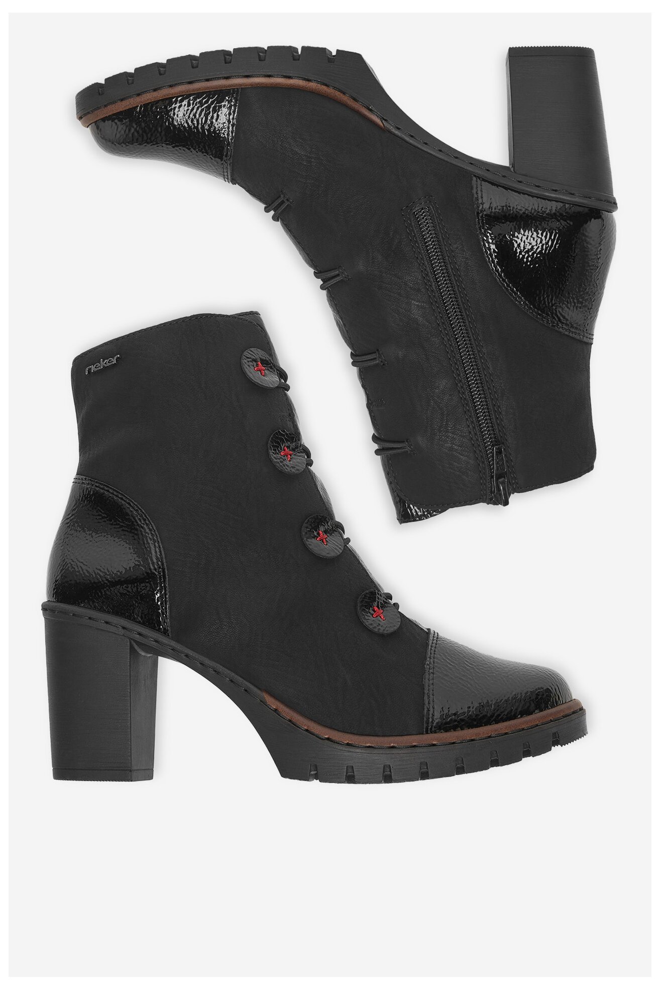 Botki Rieker CEO-Y2576-00 Czarny