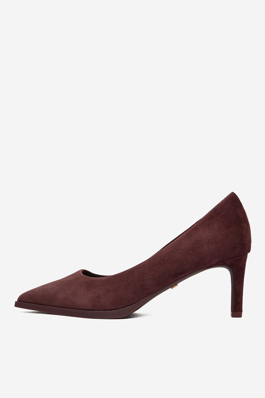 
                Туфлі-Човники Gino Rossi БОРДОВИЙ - 5906751322819