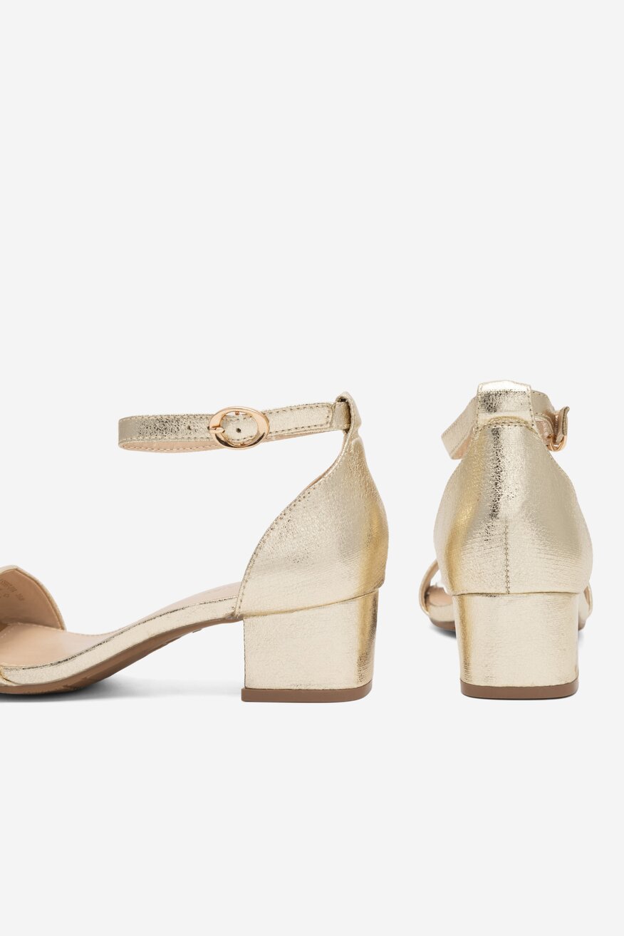 Jenny Fairy - Sandały złote - 5904862527123